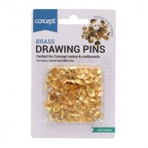 PREMIER OFFICE CARD 100 BRASS THUMB