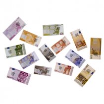 CLEVER KIDZ PKT.70 PAPER EURO MONEY SET