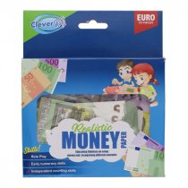 CLEVER KIDZ PKT.70 PAPER EURO MONEY SET
