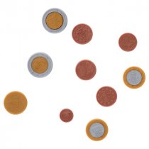 CLEVER KIDZ PKT.120 COIN EURO MONEY SET