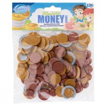 CLEVER KIDZ PKT.120 COIN EURO MONEY SET