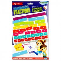 CLEVER KIDZ MAGNETIC FRACTIONS - PERCENTAGES AND DECIMAL SET