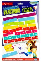 CLEVER KIDZ MAGNETIC FRACTIONS - PERCENTAGES AND DECIMAL SET