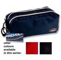PREMIER TWIN ZIP PENCIL CASE - BOLD 3 ASST.