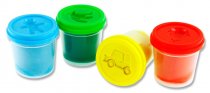 WOC 4x140g POTS PLAY DOUGH WITH MOULD LID