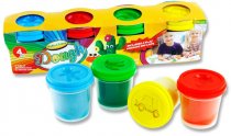 WOC 4x140g POTS PLAY DOUGH WITH MOULD LID