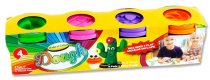 WOC 4x140g POTS PLAY DOUGH WITH MOULD LID