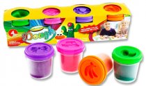 WOC 4x140g POTS PLAY DOUGH WITH MOULD LID