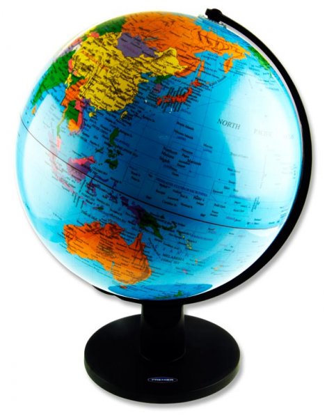 PREMIER UNIVERSAL 32cm PLASTIC GLOBE