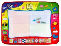 WOC 58x78cm WATER DOODLE MAT & 2 WATER MARKERS