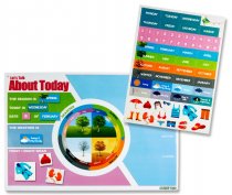 CLEVER KIDZ MAGNETIC CALENDAR BOARD 420x288mm