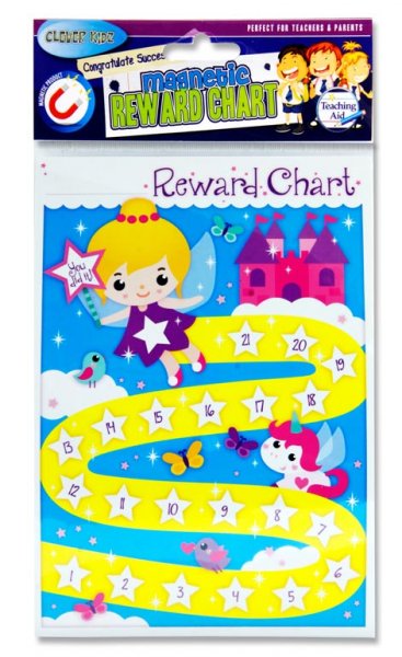 CLEVER KIDZ MAGNETIC REWARD CHART 2 ASST.