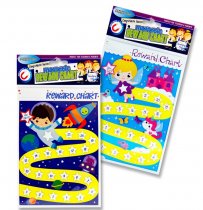 CLEVER KIDZ MAGNETIC REWARD CHART 2 ASST.