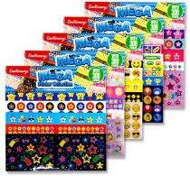 EMOTIONERY PKT.300 MEGA STICKER COLLECTION 5 ASST.