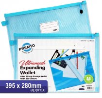 PREMTO NEON B4+ ULTRAMESH EXPANDING WALLET - BLUEBIRD BLUE