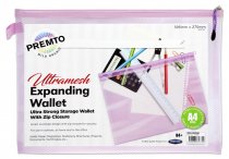 PREMTO PASTEL B4+ ULTRAMESH EXPANDING WALLET - WILD ORCHID