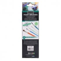 ICON WALLET 5 SOFT GRIP NYLON PAINT BRUSHES