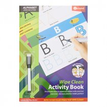 ORMOND A4 14PG WIPE CLEAN ACTIVITY BOOK W/PEN - ALPHABET