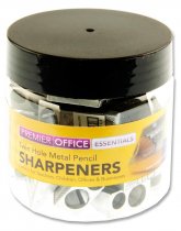 PREMIER OFFICE TWIN HOLE METAL PENCIL SHARPENER