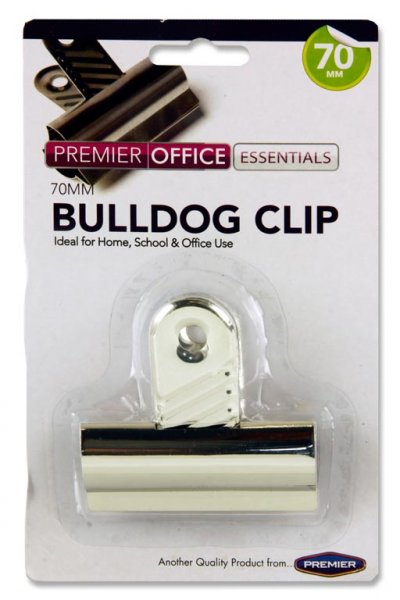 PREMIER OFFICE 70mm BULLDOG CLIP - CARDED
