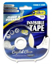 STIK-IE 19mm x 33m INVISIBLE TAPE WITH DISPENSER