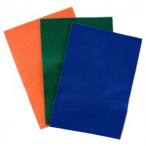 ICON CRAFT PKT.10 A4 ASST COLOURS FELT SHEETS