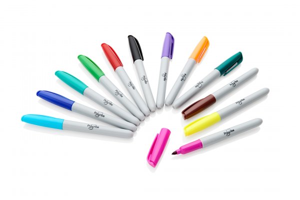 PRO:SCRIBE CARD 12 PERMANENT PERMAMARKIE MARKERS