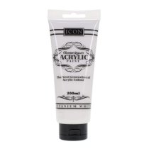ICON ACRYLIC PAINT 200ml - TITANIUM WHITE