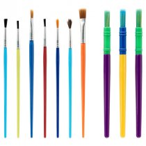 WOC TUBE OF 11 ASST PAINT BRUSHES