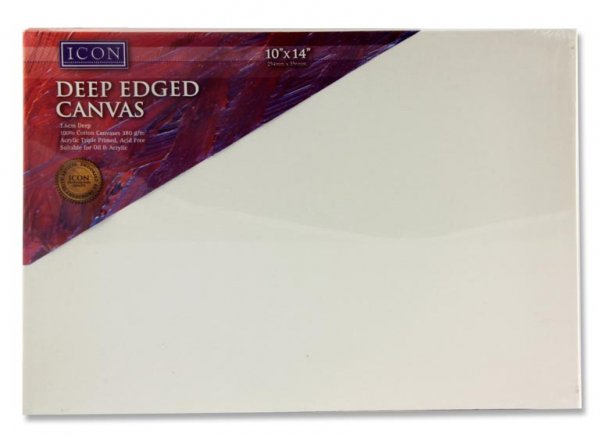 ICON DEEP EDGED CANVAS 380gm2 - 10"x14"