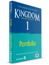 Kingdom 1 portfolio/ grammar primer combined SALE-OLD EDITION