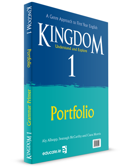 Kingdom 1 portfolio/ grammar primer combined SALE-OLD EDITION