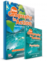 NEW Geography in action textbook & portfolio/activity book -SECONDHAND