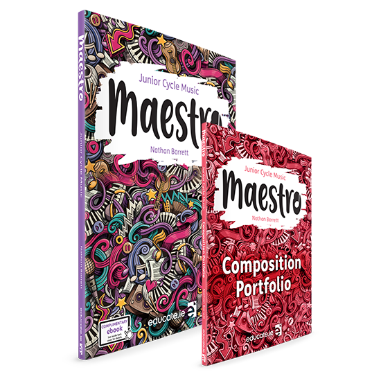 Maestro textbook and composition portfolio