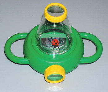 2 Way Bug Viewer with Easy Grip Handles - 190 x 130mm 4x & 6x magnifier