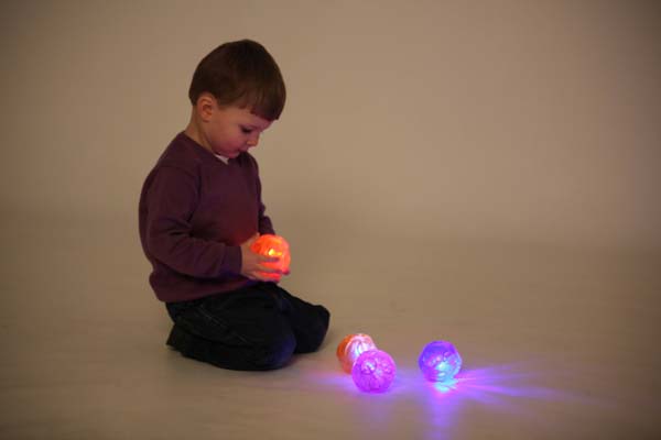 SENSORY FLASHING BALLS- Irregular Bounce