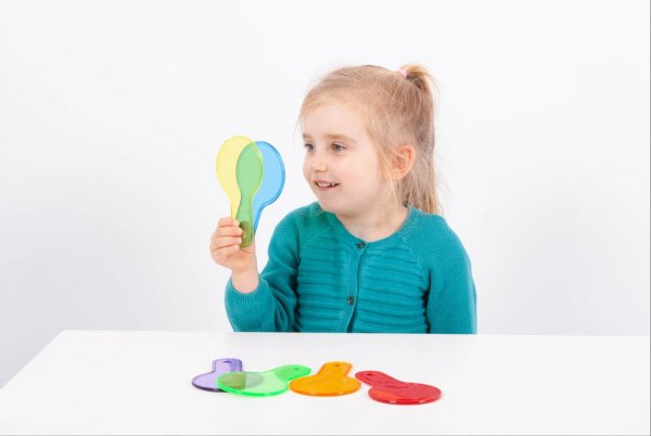 TRANSLUCENT COLOUR PADDLE SET