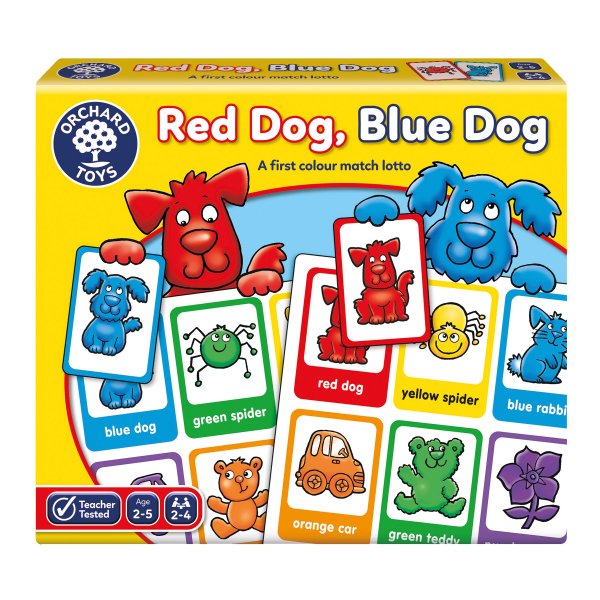 RED DOG, BLUE DOG- COLOUR MATCH LOTTO
