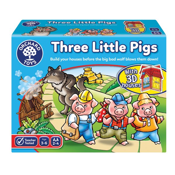 ORCHARD TOYS THREE LITTLE PIGS - BOARD GAME