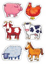 Orchard Toys FARMYARD 6 x2 Piece Puzzle