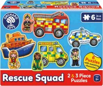 Orchard Toys RESCUE SQUAD 2 & 3 piece puzzles