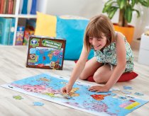 WORLD MAP PUZZLE AND POSTER