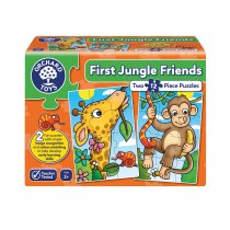 FIRST JUNGLE FRIENDS 2 x 12pce Puzzle
