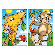 FIRST JUNGLE FRIENDS 2 x 12pce Puzzle