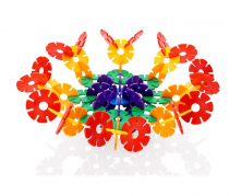 Clever Kidz Link-ups Interlocking Disc Game - 135pce