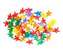 Clever Kidz Link-ups Interlocking Figurines - 55pce