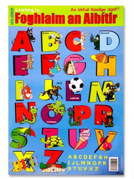 Clever Kidz Wall Chart - Irish Letter