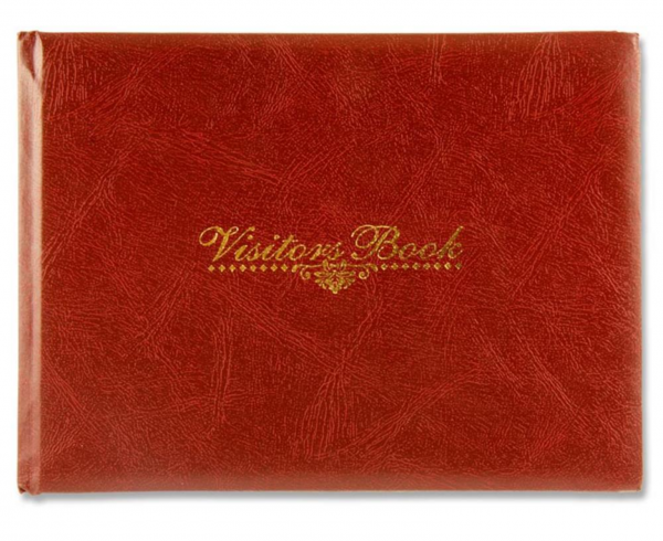 Premier 185x254mm 128pg Visitors Book 2 Ass