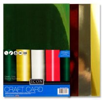 Icon Pkt.8 A4 220gsm Craft Card - Mirror