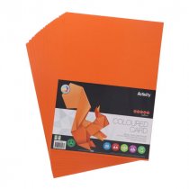 Premier Activity A4 160gsm Card 50 Sheets - Saffron